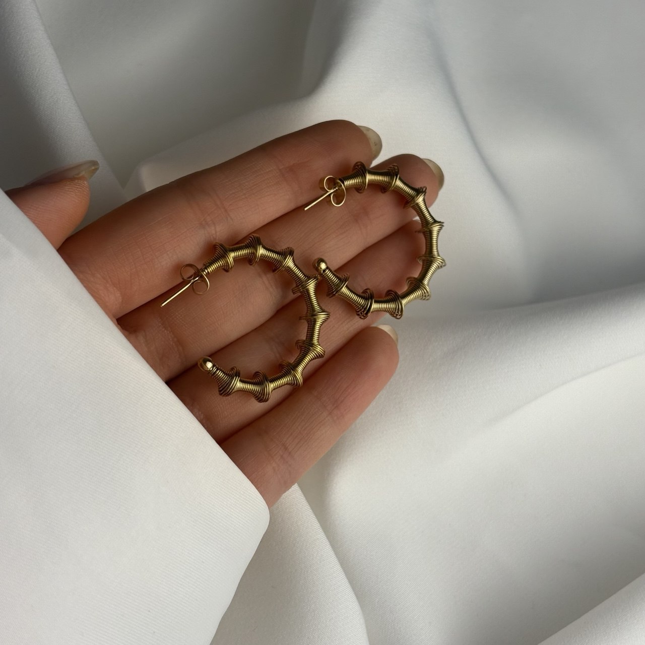 گوشواره استیل ژوپینگ کد34