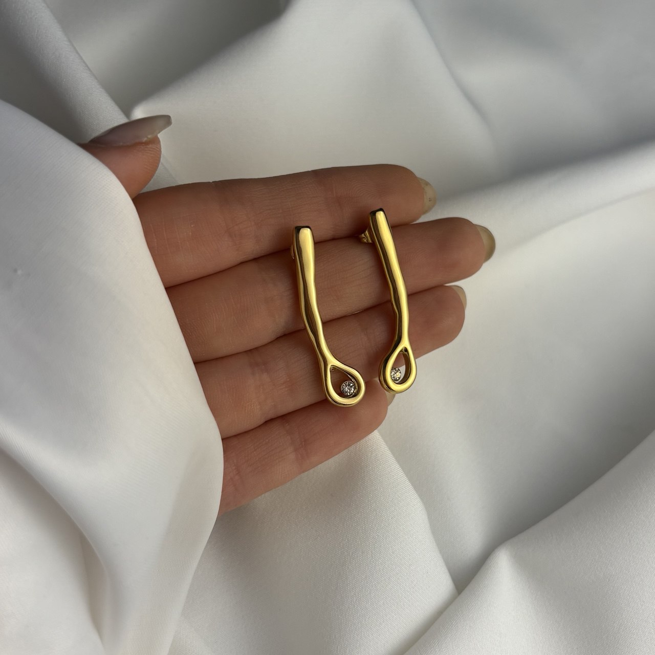 گوشواره استیل ژوپینگ کد36